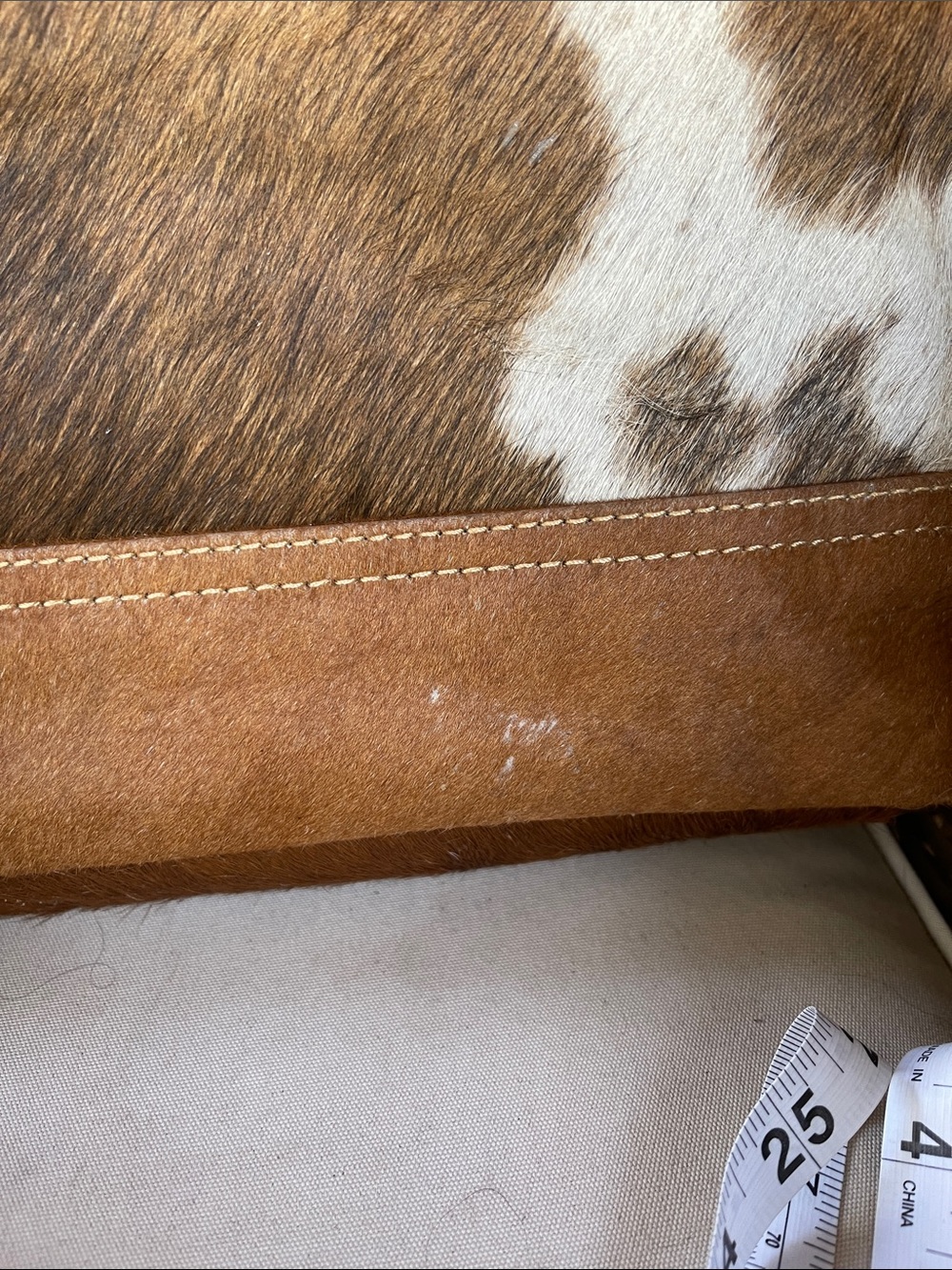 Cowhide tote bag - Picture 2 of 10